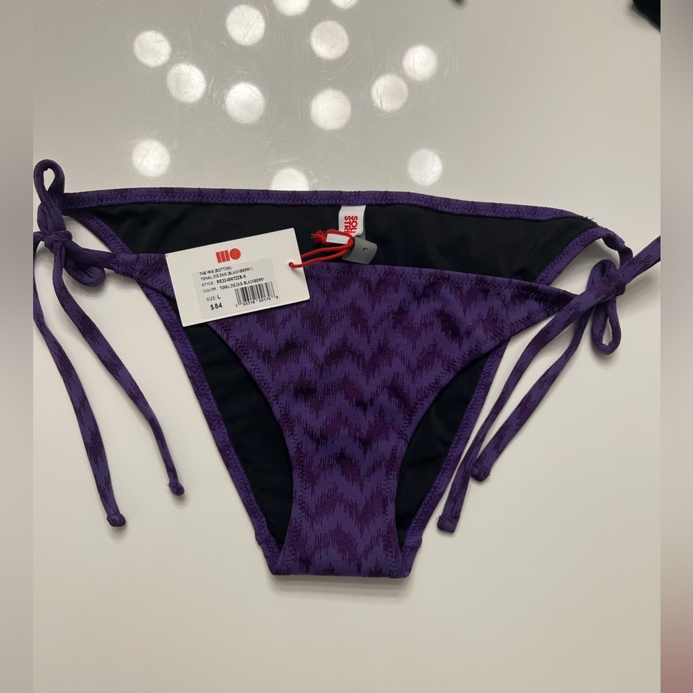 Purple bikini bottom, L